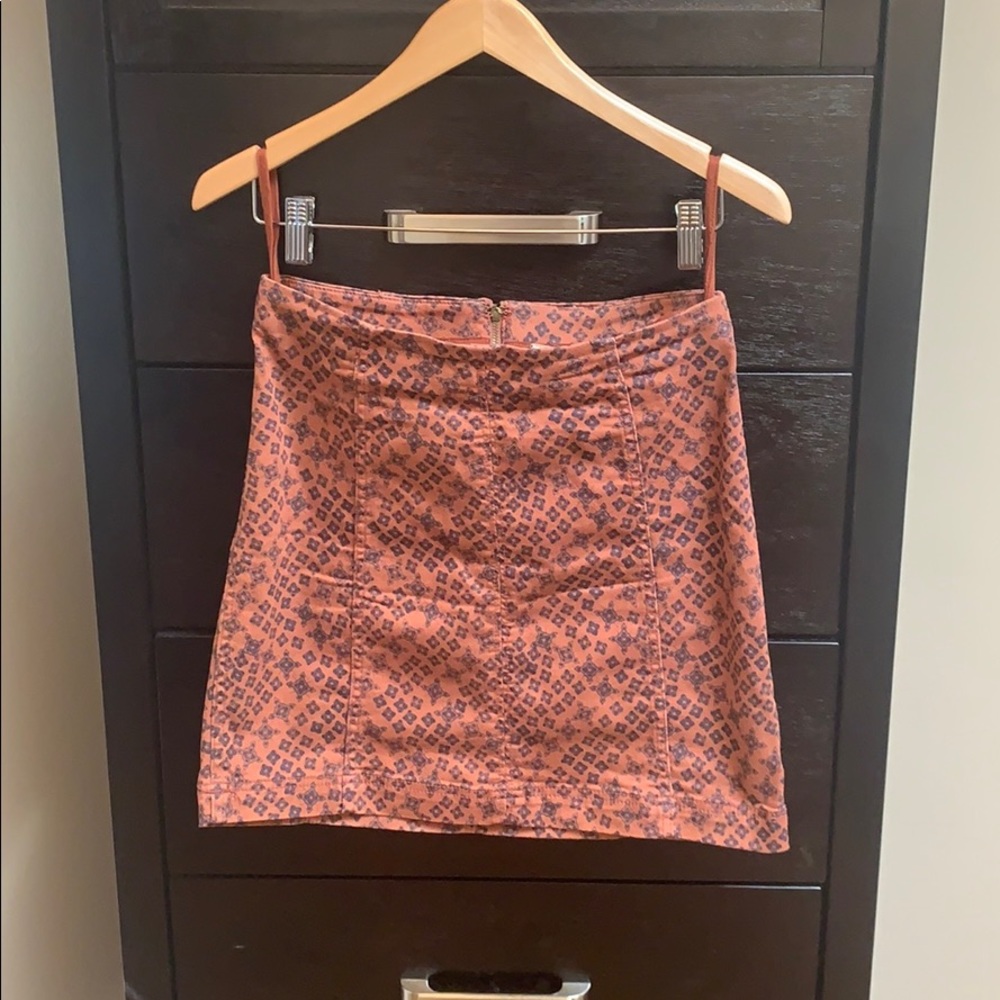 Free people patterned skirt!